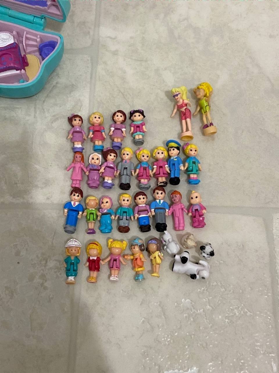 Vintage Bluebird Polly Pocket Collection – 1990s Compact Playsets & Mini Dolls Lot – Rare Retro Toys"
